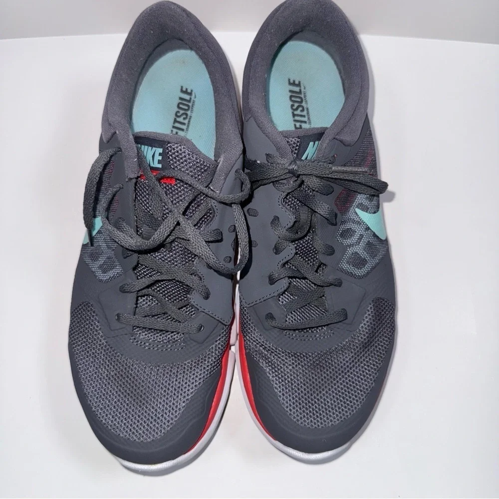 Nike Gray and Turquoise Sneakers